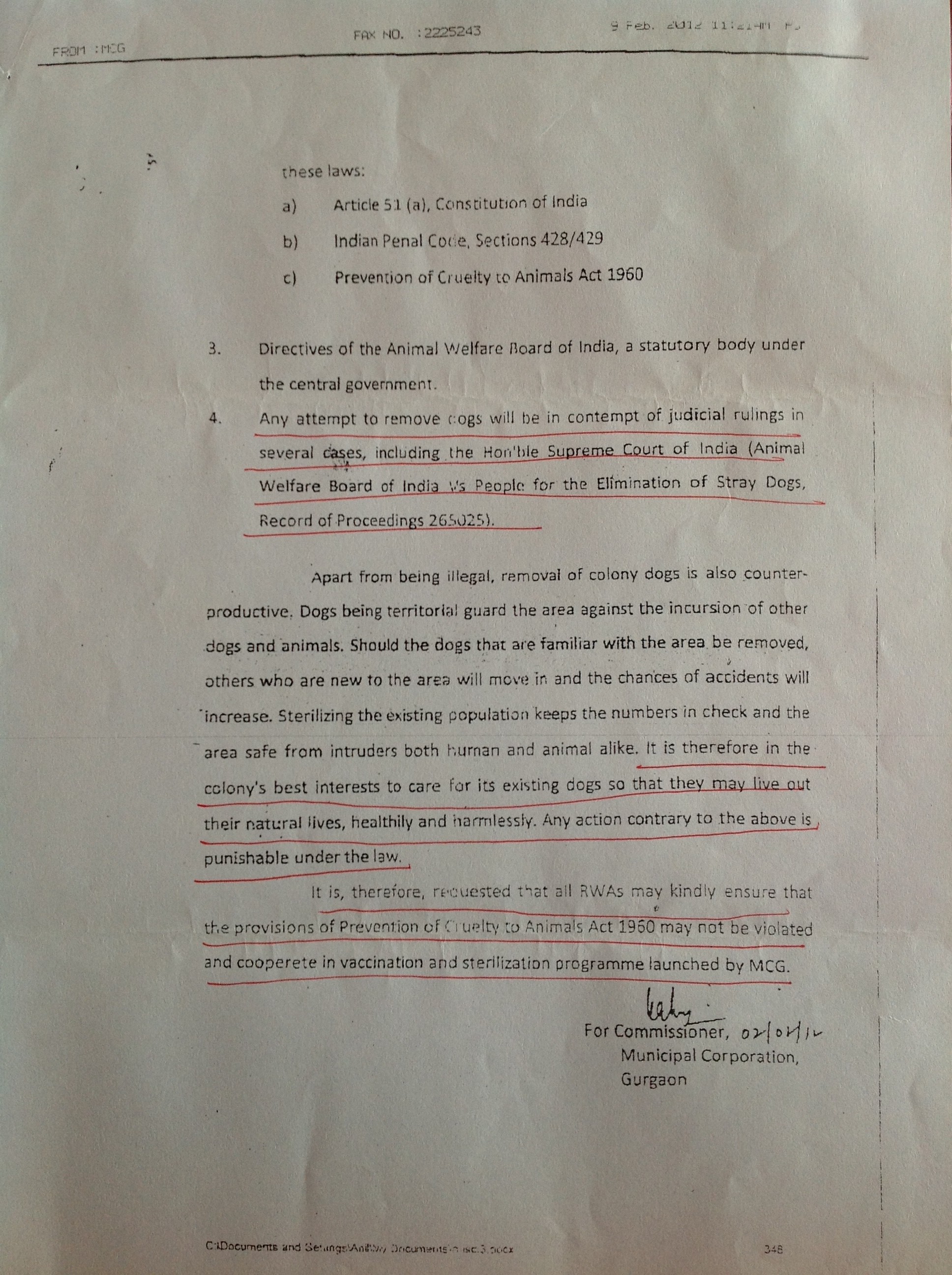 Gurgaon-Municipal-Corporation-Directive-regarding-pet-dogs-and-stray-dogs_2012_Page 3