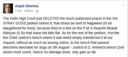 17th August 2015_Delhi HC on Dogs